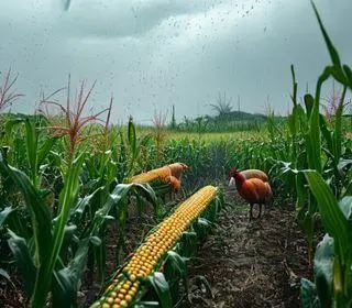chuvas diárias beneficiam lavouras de milho em Patos de Minas