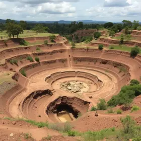 extração ilegal de argila