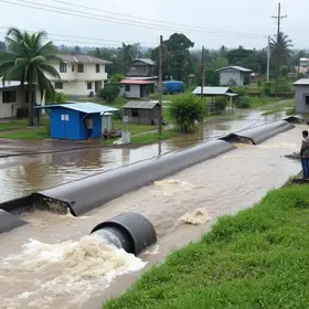 extravasamento de esgoto