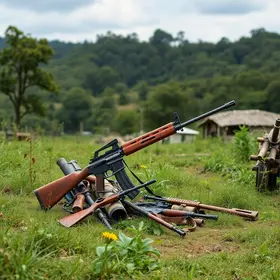 arsenal de armas artesanais