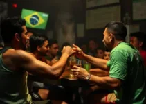 briga em bar em Patos de Minas durante jogo do Brasil