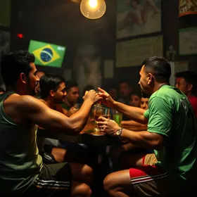 briga em bar em Patos de Minas durante jogo do Brasil