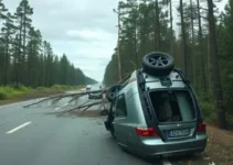 carro capota em Rio Paranaíba