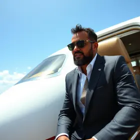 uso de avião privado
